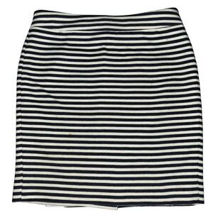 Ann Taylor navy & white woven pencil skirt 6P‎